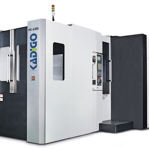 Das HS-630i ist modular ausbaufähig auf sechs Paletten mit 120 Werkzeugplätzen.