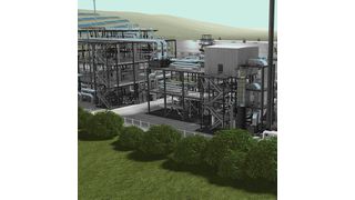 RWGS-Synthesegasherstellung: Bei der Produktion von strombasierten Kraftstoffen (PtL) wird das CO2 bei hoher Temperatur durch eine umgekehrte Wasser-Gas-Shift-Reaktion (RWGS) aktiviert. Das erzeugte Synthesegas wird dann über die Fischer-Tropsch-Synthese (FTS) in Kohlenwasserstoffe umgewandelt. (Bild: DLR)