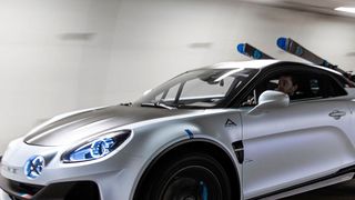 Ein besonderes Ausstellungsstück präsentierte Alpine mit dem A110 Sports-X. (Alpine)
