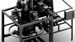 Prototypentrockner für Kunststoffgranulate (Bild: GKV/Tec Part)