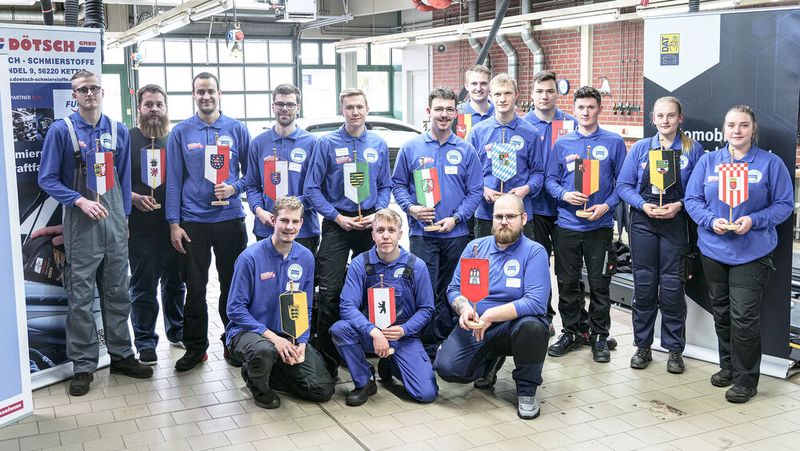 Bei den Kfz-Mechatronikern waren Teilnehmer aus jedem der 16 Bundesländer vertreten. (Bild: Schmidt - VCG)