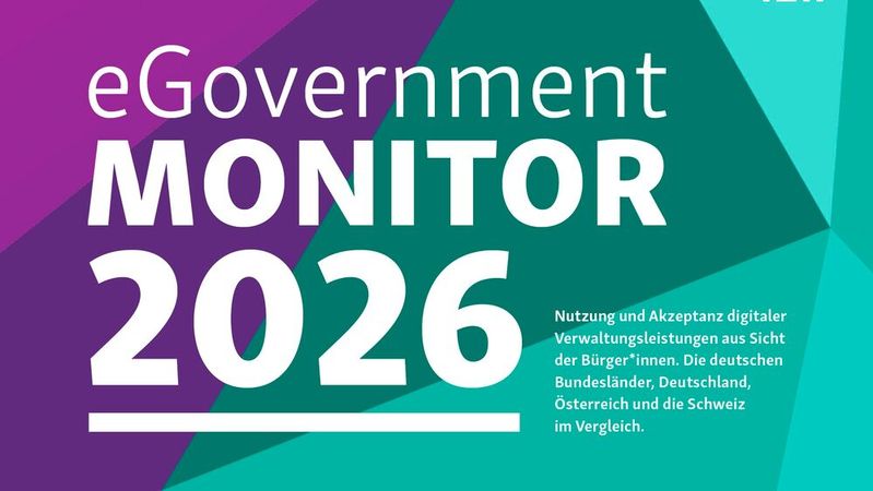 Der eGovernment MONITOR 2026 ist eine repräsentative Studie der Initiative D21 e.V. und der Technischen Universität München, durchgeführt von Kantar.(Bild:  Initiative D21/TUM/Kantar CC BY)