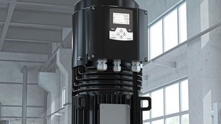 Das stromlinienförmige Design des LV Titanium, bei dem der Axialantrieb am Ende des Motors montiert ist, spart Platz. (Bild: ABB)