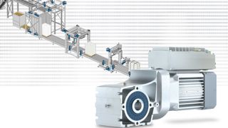 Dezentrale Asynchronantriebe können im End of Line Packaging von Lebensmitteln und Getränken Vorteile bieten. (Bild: Nord Drivesystems)
