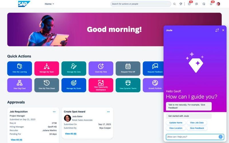 Künstliche Intelligenz spielt in SAP-umgebungen eine immer wichtigere Rolle, das gilt auch für den Hybridbetrieb. (Bild: Joos - SAP)