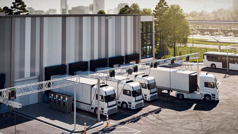 In einem gemeinsamen Whitepaper fordern MAN und Siemens politische Entscheidungsträger auf, den Ausbau der Ladeinfrastruktur für schwere Elektro-Nutzfahrzeuge zu priorisieren.(Bild:  MAN)