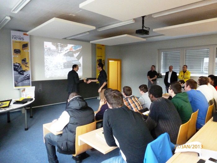 Séminaire Sandvik du 31 janvier 2013 au Technopôle de Ste-Croix. (Image: CPNV, Y. Neuenschwander)