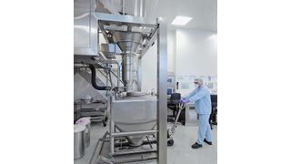 In der Anlage werden Agglomerate und Klumpen schonend aufgelöst und auf die voreingestellte Partikelgrösse zerkleinert. (Frewitt) (Archiv: Vogel Business Media)