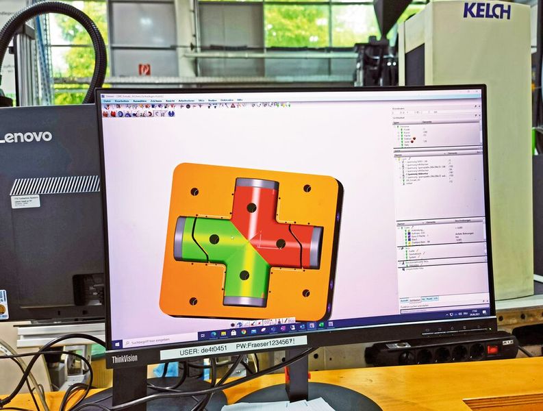 Für Engineering und Arbeitsvorbereitung kommen moderne CAD-CAM-Werkzeuge zum Einsatz. (Bild: Klaus Vollrath)