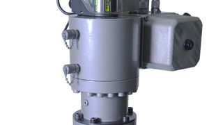 Ein hydraulischer Armaturenantrieb der Hyrav Serie. (Bild: Eckart)