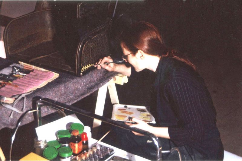 Hier wird der Sitz eines Renault 1899 restauriert. (Pressinform)