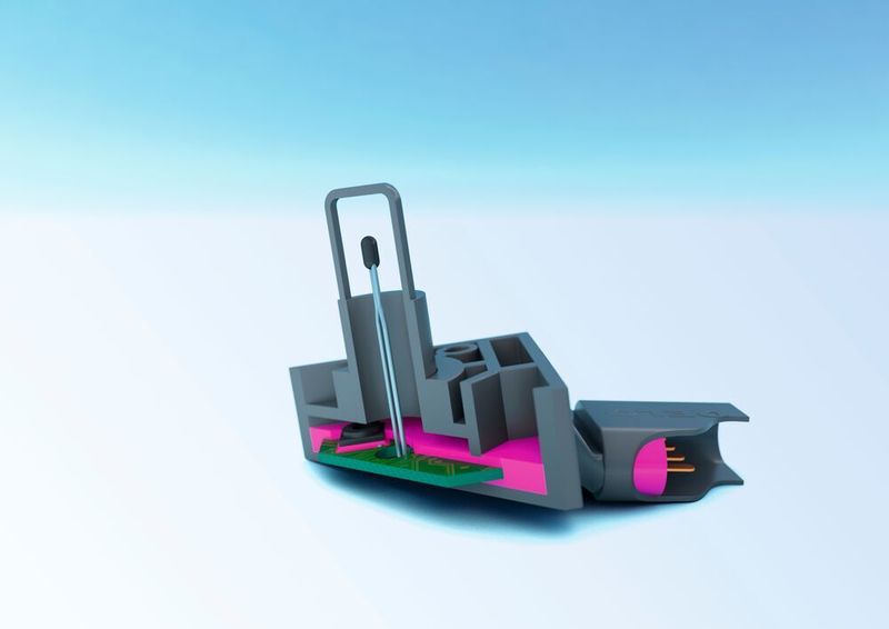 Die Durchflussaktivierung eignet sich für das Verkleben und den Verguss temperatur-empfindlicher Bauteile. (Delo)