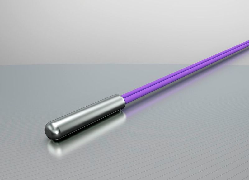 In Zusammenarbeit mit verschiedenen namhaften Herstellern hat Jumo den Plastosens T-Fühler für die Temperaturmessung in Motorwicklungen entwickelt. Der Fühler ist in Temperaturbereichen zwischen -40 und 200 °C einsetzbar, kann problemlos in die Motorwicklung eingeklebt werden und hat eine Impulsspannungsfestigkeit von bis zu 8 kV.  (Jumo)