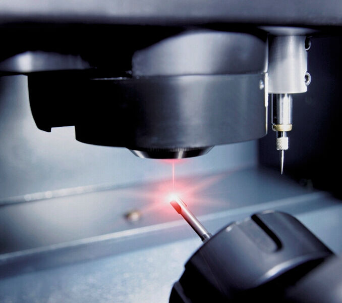 Usinage au laser d'une fraise avec coupe en diamant polycristallin. (Image: Sauer GmbH)
