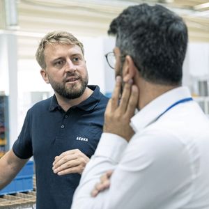 Berthold Zinth (left), Managing Partner of Leuka GmbH: "Our customers expect consistent quality and maximum availability – while maintaining stable and reliable conditions."(Source: Ceratizit)