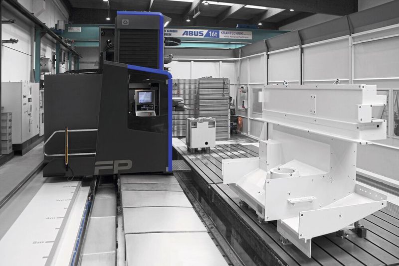 Die H.P. Kaysser GmbH + Co. KG hat eine Fahrständer-Fräsmaschine FP 14000 von Bimatec Soraluce in Betrieb genommen. (Bild: Bimatec Soraluce)