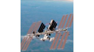 Air inside the ISS is constantly recirculated with 8-10 changes per hour. (Source: free licensed)