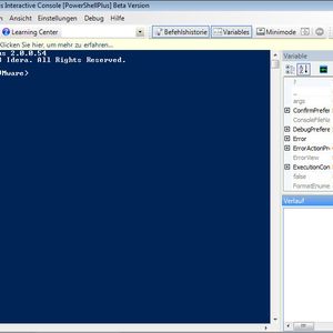 Abbildung 1: PowerShellPlus empfängt den Anwender mit einer aufgeräumten Oberfläche