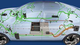 Vehicle cables: LIMEVERSE cables with bio-based and mass-balanced insulation materials conserve fossil resources and reduce the CO2 footprint by up to half. The cable class covers the entire cable portfolio at Leoni, from single-core vehicle cables, data cables, sensor cables or flat cables to EVC charging cables without any compromises in thermal and mechanical stability or electrical properties. (Image:Leoni)