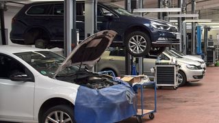 Mehr als 95 Prozent der Volkswagen-Servicepartner in Deutschland haben weiter geöffnet. (Bild: Jan Rosenow)