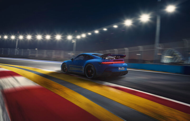 Es bleibt auch beim neuen 911 GT3 beim 4,0-Liter-Boxermotor mit einer allerdings um 10 auf 510 PS gesteigerten Leistung. (Auto-Medienportal.Net/Porsche)