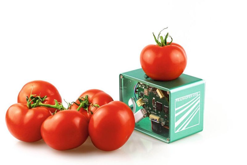 Viele Nahrungsmittel landen im Abfall, obwohl sie noch verzehrbar sind. Ein kleiner Food-Scanner soll in Zukunft dabei helfen, unnötige Lebensmittelverluste zu vermeiden. (Fraunhofer IOSB)