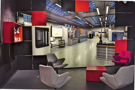 Im Cideon Upspace in Düsseldorf erhalten Besucher Antworten auf konkrete Fragen im Hinblick auf die Digitalisierung und Prozessoptimierung in ihrem Unternehmen. Im Cideon Upspace in Düsseldorf erhalten Besucher Antworten auf konkrete Fragen im Hinblick auf die Digitalisierung und Prozessoptimierung in ihrem Unternehmen.
