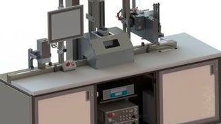 Mit der Industrial Solution Print Bank können Leiterplatten und andere elektronische Bauteile im Durchlauf gekennzeichnet werden. (Bild: Wiedenbach)