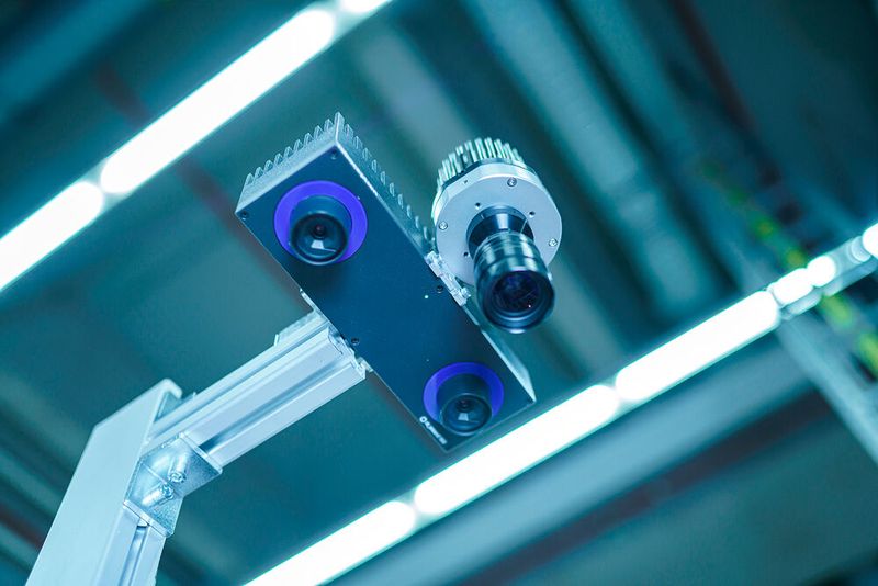 Das Vision Eco-System for Schmalz VE4S übernimmt für den Cobot das Sehen. (Bild: J. Schmalz GmbH)