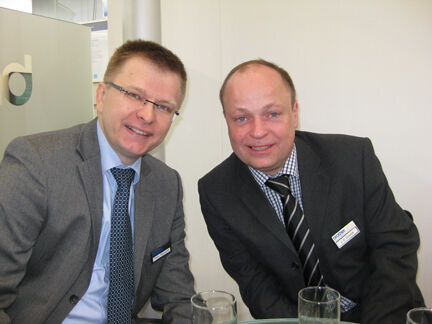 Theo Reinerth und Jörg-Stefan Schmitt, Brother International GmbH (Archiv: Vogel Business Media)