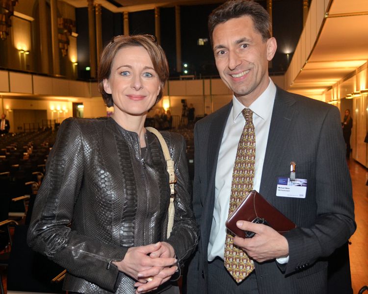 IBM-Chefin Martina Koederitz und Michael Maier, ebenfalls IBM. (IT-BUSINESS / Michael Hase)