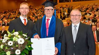 Friedhelm Loh erhält Ehrendoktorwürde (Bild: Rittal)