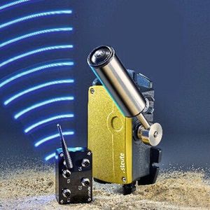 Der bewährte Bandschieflaufschalter ZS 92 SR zur Überwachung des korrekten Laufs von Förderbändern ist jetzt in einer neuen Ausführung mit dem Funkmodul RF I/O verfügbar. (Bild:  Steute)