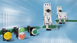 Verbinden statt Verdrahten:  Bis zu 99 Teilnehmer wie Befehls- und Meldegeräte, Motorstarter und E/A-Module kann das Kommunikationssystem  SmartWire-Darwin miteinander verbinden. Die Anbindung an die SPS erfolgt als Profibus-DP oder CANopen Teilnehmer. (Archiv: Vogel Business Media)