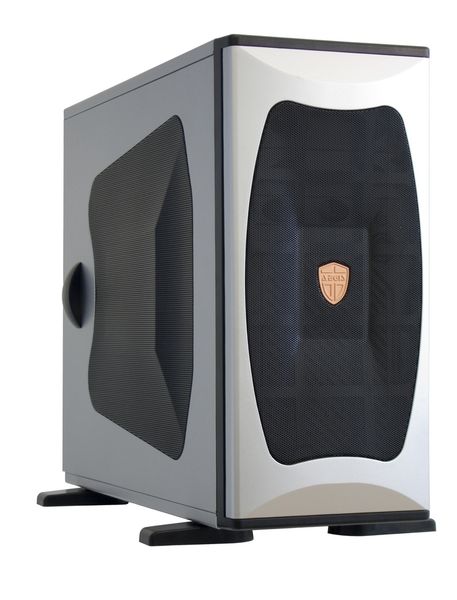 Das Midi-Towergehäuse Chieftec CH-05 mit glatter Front ist in Silber und Schwarz erhältlich. (Archiv: Vogel Business Media)