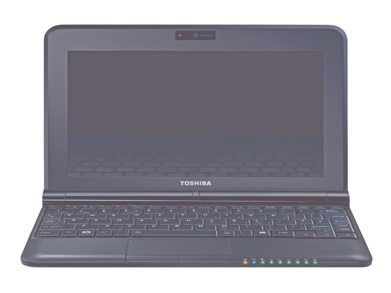 Das Netbook ist auch in braun und schwarz erhältlich.  (Bild: Toshiba)