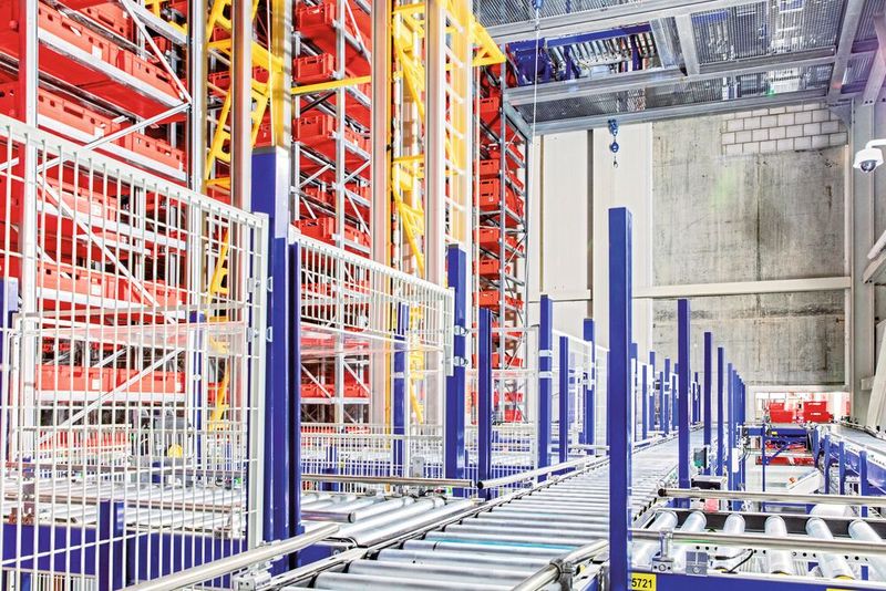 Die Antischwingungs-Software verhindert leistungsbeeinträchtigende Mastschwingungen und macht Antipendel-Antriebe überflüssig. (Bild: Stöcklin Logistik)