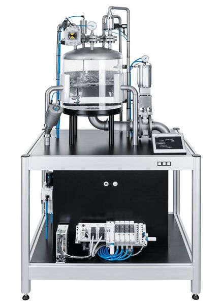 With the Motion Terminal, different pressure levels can be used for opening and closing process valves. This can drastically decrease compressed air consumption. (Festo)