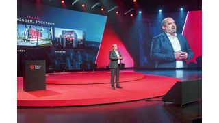 Sebastian Seitz, CEO Eplan: „Die Zukunft liegt in der Zusammenarbeit – nur so können wir die Herausforderungen der Zukunft meistern. Die Technologien sind verfügbar. Die entscheidende Frage ist, wie wir konsequent diese Möglichkeiten in unsere Prozesse integrieren.“ (Bild: jasper ehrich)