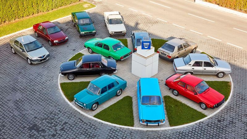 Mit in Lizenz gebauten Renault-Modellen ab 1968 groß geworden – die rumänische Marke Dacia. Begonnen hatte die Pkw-Produktion mit dem Heckmotortyp Dacia 1100 alias Renault 8 Major. Und noch vor dem Debüt des französischen Genspenders Renault 12 rollte am 23. August 1969, passend zum rumänischen Nationalfeiertag, der erste Dacia 1300 vom Band.  (Bild: Dacia)