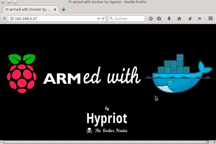 Das weiterhin eifrig Community-gepflegte HypriotOS war eines der ersten Projekte, um die Anwendungscontainer-Plattform Docker auf das Raspberry Pi zu bringen. (Screenshot / The Docker Pirates / hypriot.com)