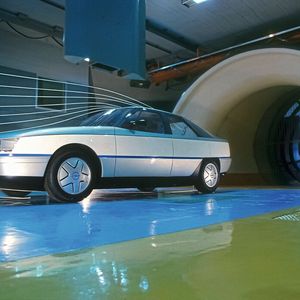 Mit dem Tech1 erreichte Opel 1980 einen sehr niedrigen Cw-Wert von nur 0,235.(Bild:  Opel)