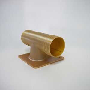 Final air conditioning ducts approved for air traffic from the 3D printer, manufactured with Stratasys FDM technology.