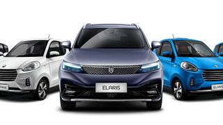 Elaris ist kein Hersteller, sondern nur Importeur chinesischer Fahrzeuge. Hier im Bild das SUV Beo, das von einem Hersteller namens Skywell gefertigt wird. (Elaris)