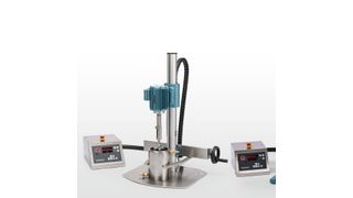 Die Dispermat CV-Plus verfügen über kraftvolle Drehstromantriebe mit einer Leistung von 0,75 kW (CV3-Plus) oder 1,5 kW (CV4-Plus) und erlauben eine stufenlos einstellbare Drehzahl von 0 – 20.000 U/min. (Bild: VMA-Getzmann)