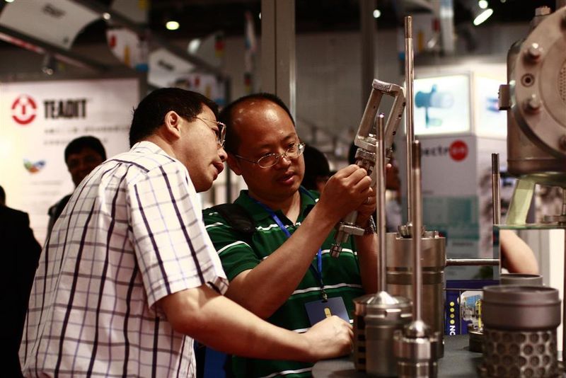 Mit 190 Ausstellern stellte China die größte Gruppe, gefolgt von Deutschland (118), Frankreich (23) und den USA (11). (Bild: Dechema) (Bild: Dechema)