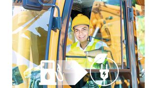 Mobilitätswandel in der Nutz- und Sonderfahrzeugbranche: für den Umstieg auf emissionsfreie Antriebe bietet Phoenix Contact seine CCS-Fahrzeug-Ladedosen an. (Bild: ©Kzenon - stock.adobe.com, Phoenix Contact; [M]EHaselmann)