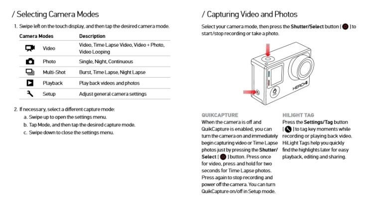 Hero4 Silver: Schnellstart (Bild: RS Components)