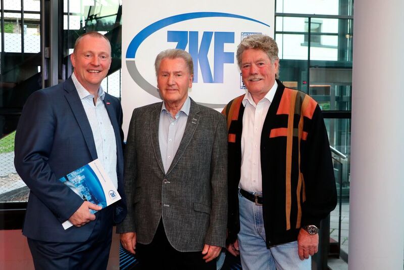 Der amtierende ZKF-Präsident Peter Börner mit seinen Vorgängern im Amt Heinz Wiedler und Friedrich Nagel (v.l.) (Klasing)