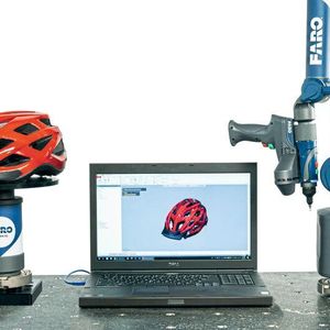 Der Faro Design Scanarm 2.5C bietet die Möglichkeit zum vollfarbigen 3D-Scannen.